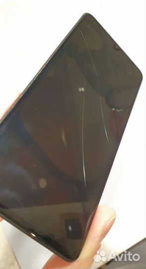 Запчасть для телефона Разбитый экран Samsung A41