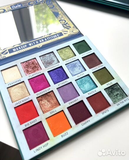 Палетка the roaring 20's Rude cosmetics