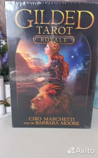 Gilded tarot royale book deck