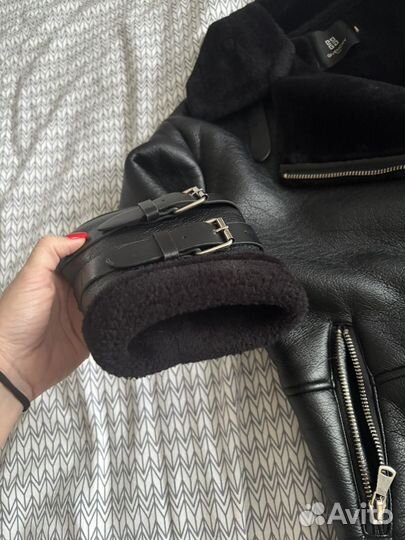 Дубленка авиатор женская 42 44