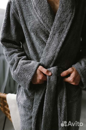 Махровый бамбуковый халат Турция премиум