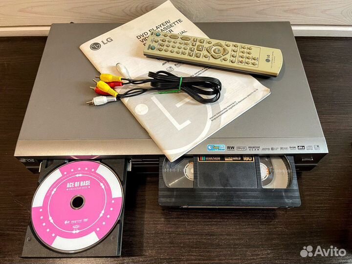 DVD VHS 6head полный комплект состояние LG