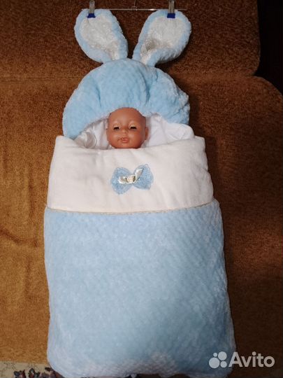 Детский конверт на выписку, зима