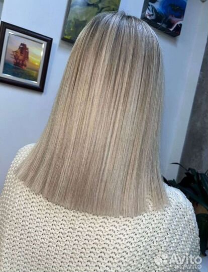 При окрашивание стрижка в подарок