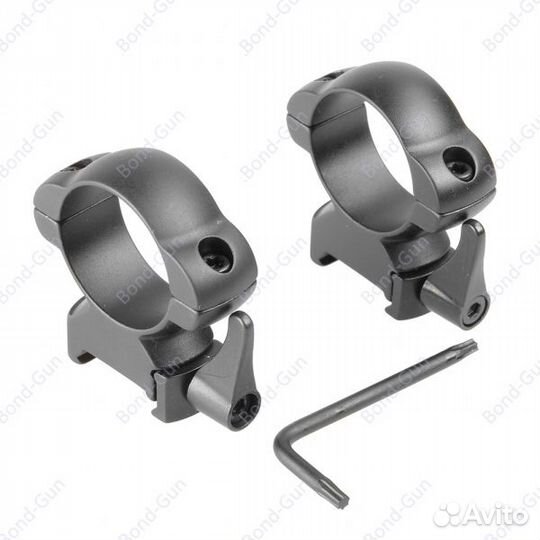 Кольца Weaver высокие (D-30 мм) быстросъемные