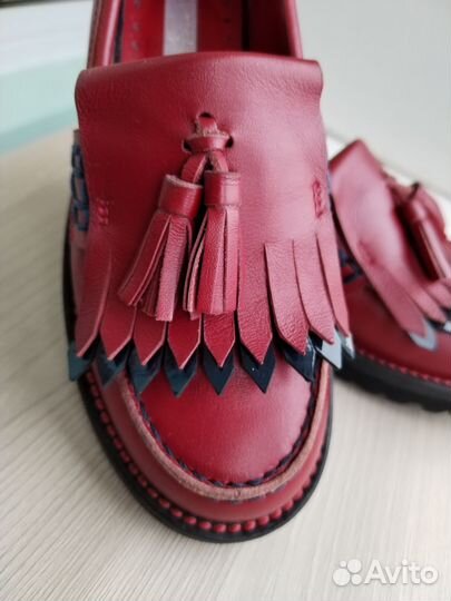 Кожаные лоферы Dolce&Gabbana для девочки 30 р