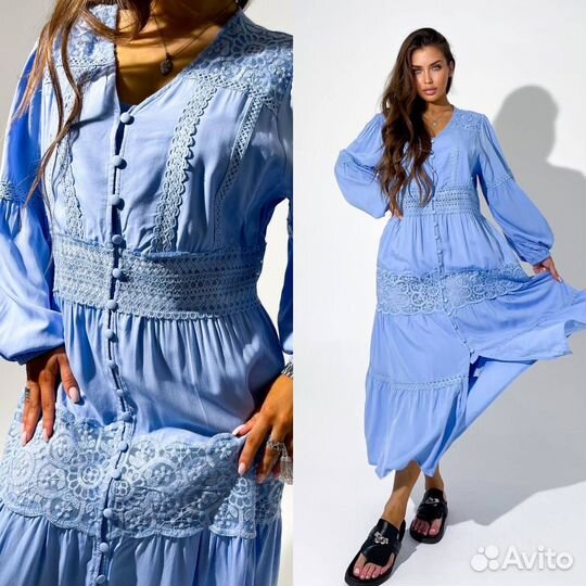 Платье хлопок