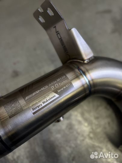 Даунпайп CLA45S M139 2018-2021