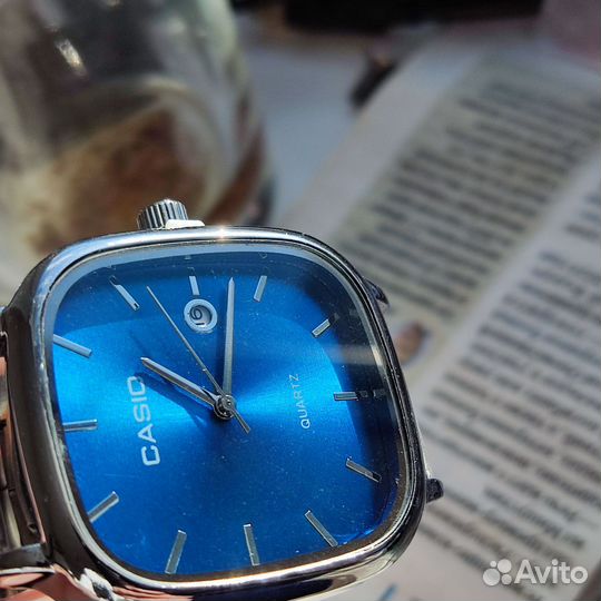 Часы casio easy (blue)