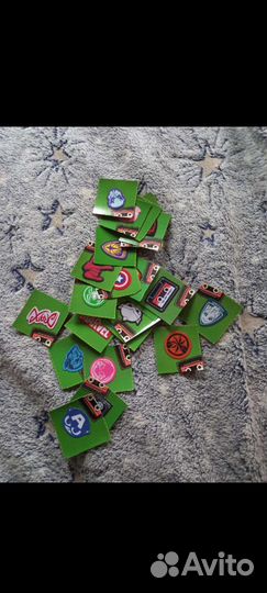 Бравлы.скрепыши.брелочки.начивки.бегемотики