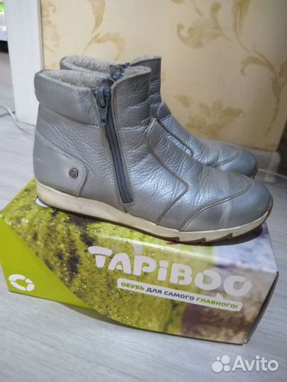 Ботинки детские, девочк.,tapiboo 34, кожа, шерсть
