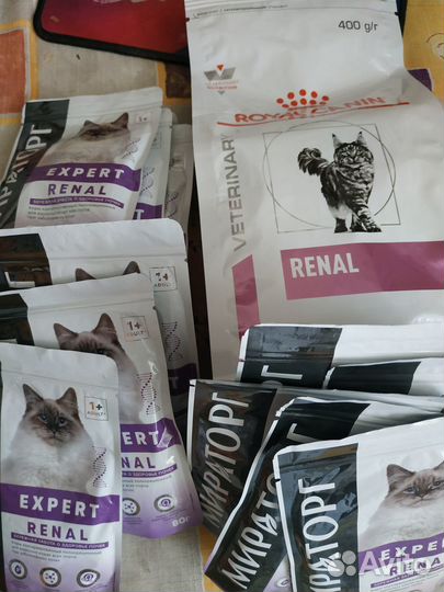 Корм для кошек royal canin ренал