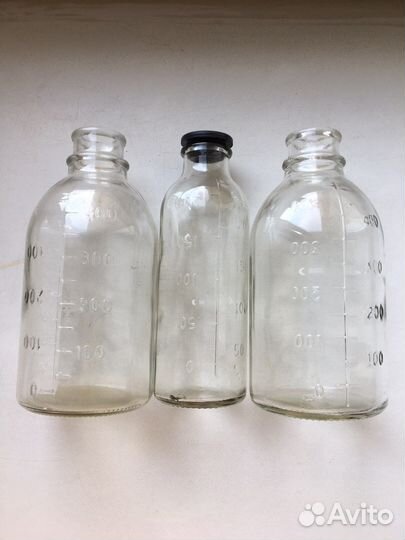 Бутыли мерные медицинские
