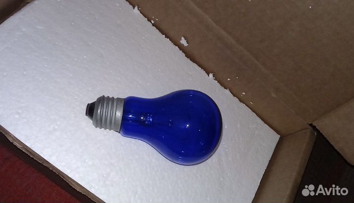 Лампа синяя СССР медицинская для прогревания