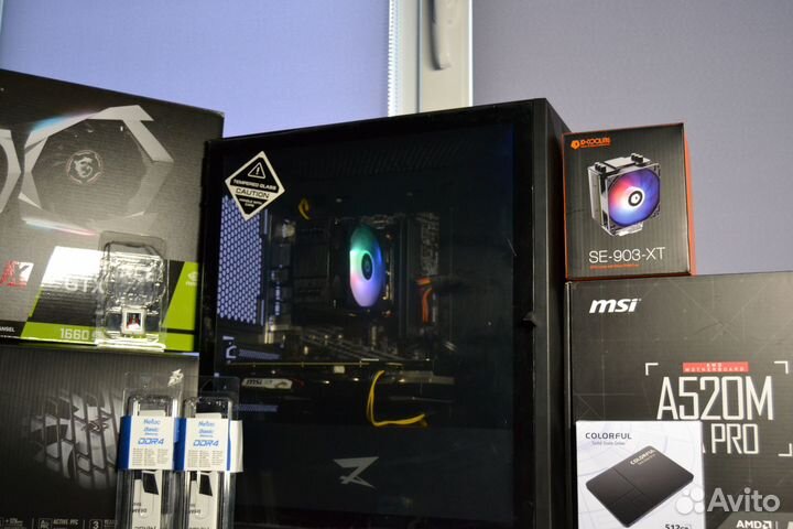 Игровой компьютер (1660 super + ryzen 5 5500)