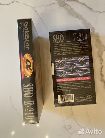 Новые запечатанные видеокассеты VHS