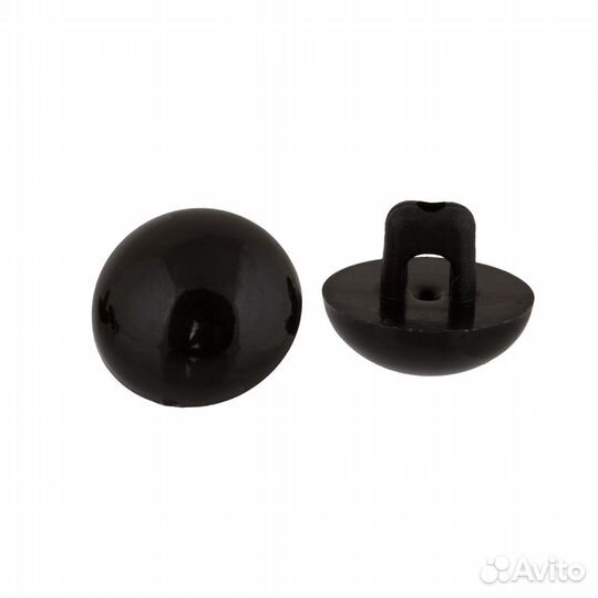 HobbyBe SOP- 10-5 Глаза пластиковые пришивные d 1