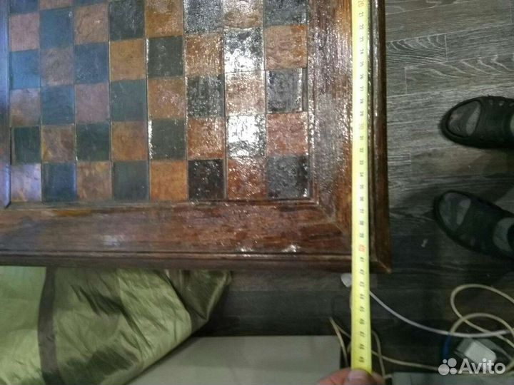 Шахматный столик старинный