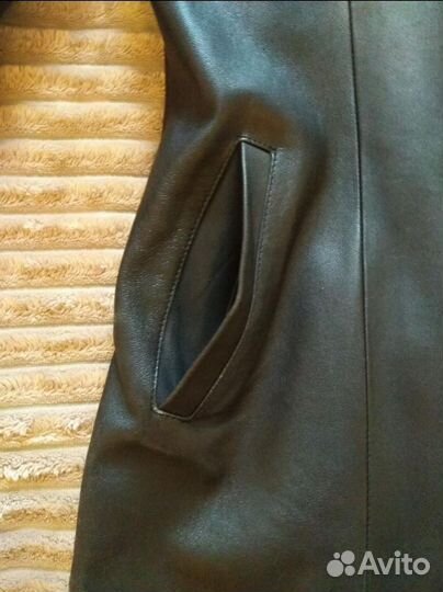 Кожаный плащ
