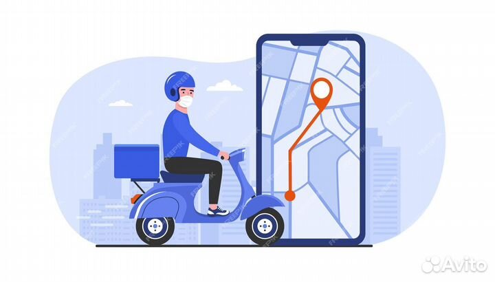 Курьеры на доставку продуктов. Еженедельная оплата