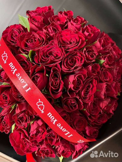 Роза 101 доставка 24/7 роза 51/21/15