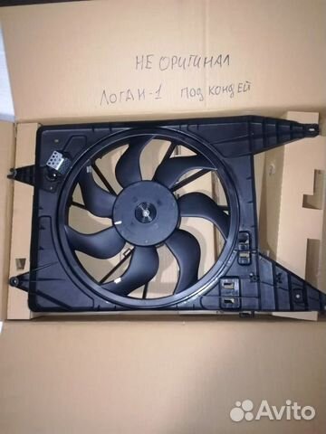 Вентилятор радиатора Renault Logan Sandero новый