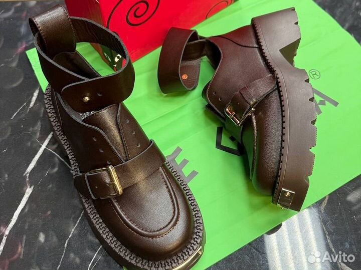 Ботинки женские кожаные (36-40)