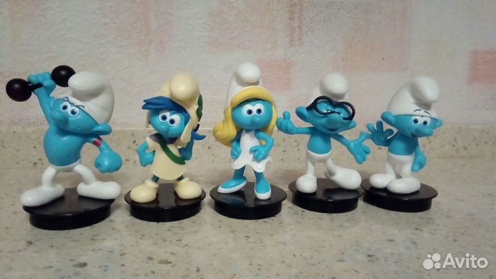 Киндер муми тролли, смурфы