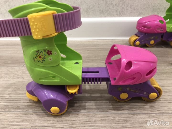 Роликовые коньки детские раздвижные