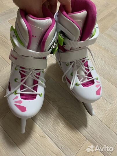 Коньки раздвижные 34-37