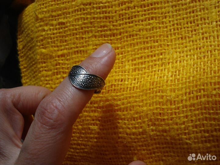 Серьги кольцо серебро Винтаж СССР