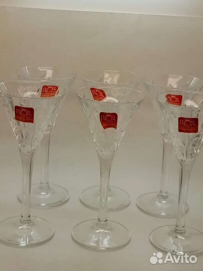 Набор бокалов 6шт.,хрустальное стекло