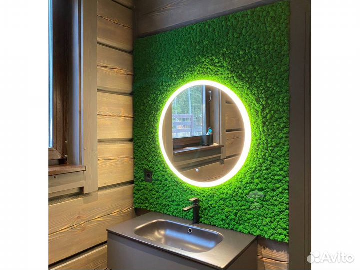 Изготовления мха в интерьере