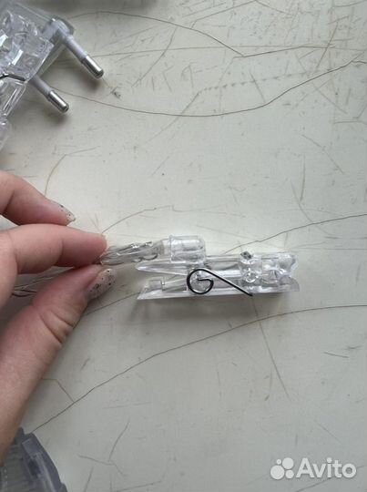 Гирлянда с прищепками