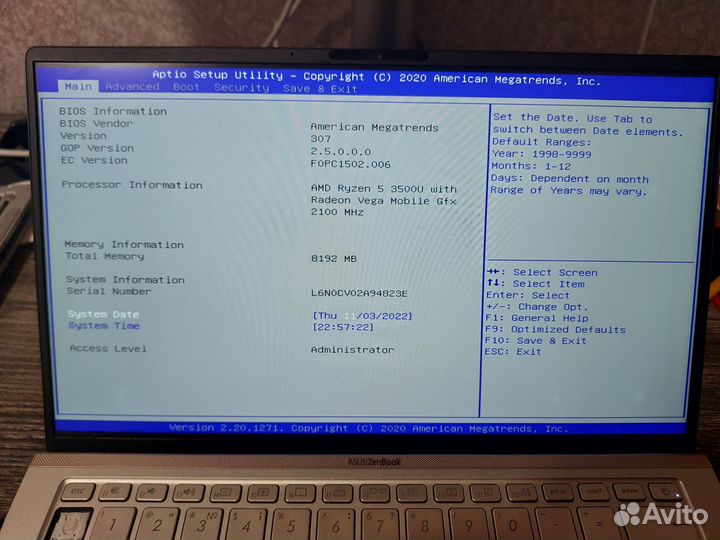 Asus zenbook 14 um433d