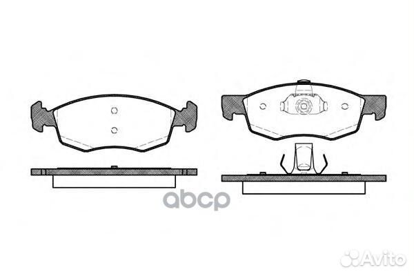 172 30 183 030-sxfdb1376 колодки дисковые п