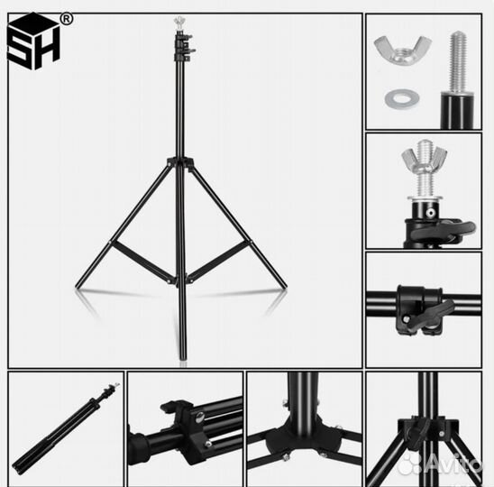 Держатель для фона (комплект) 2 х 3,5 м (новый)