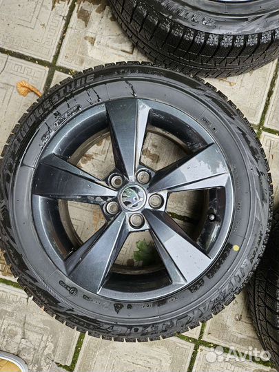 Комплект колес r15 skoda rapid