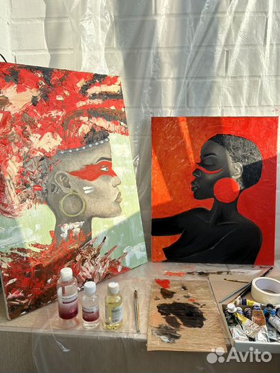 Картина маслом на холсте большая