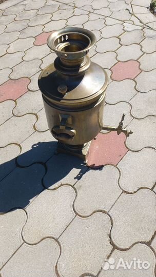 Самовар на дровах старинный