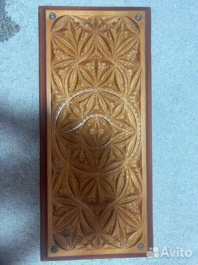 Нарды ручной работы со стеклом