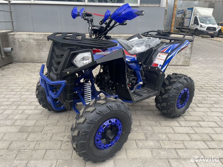 Квадроцикл подростковый Motax Grizlik A125 синий