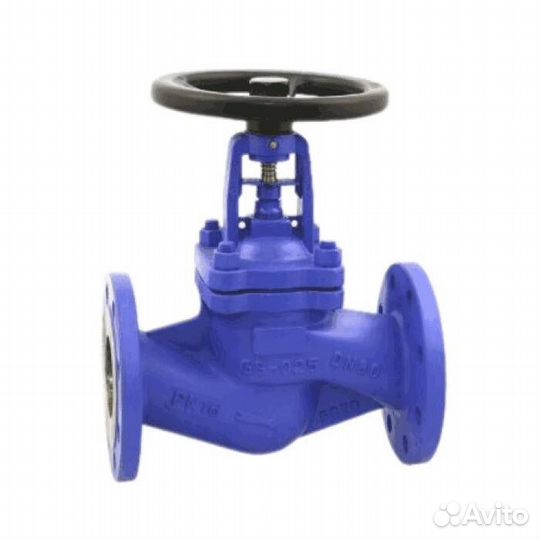 Клапан запорн ст Ду40 Ру40 фл сильф Benarmo