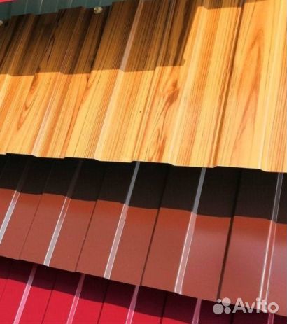 Профнастил С8 окрашеный, м2