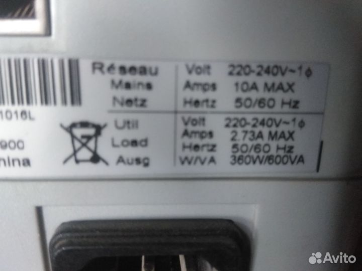 Источник без-перебойного питание MGE nova 600VR