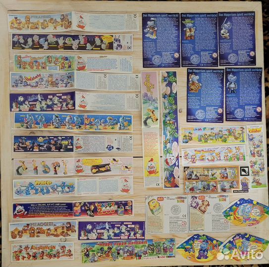 Вкладыши от киндер сюрприза