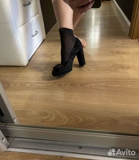 Туфли 41 р-р натуральная замша