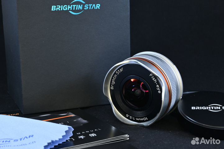 Brightin star 10mm 5.6 fisheye фишай Micro 4/3