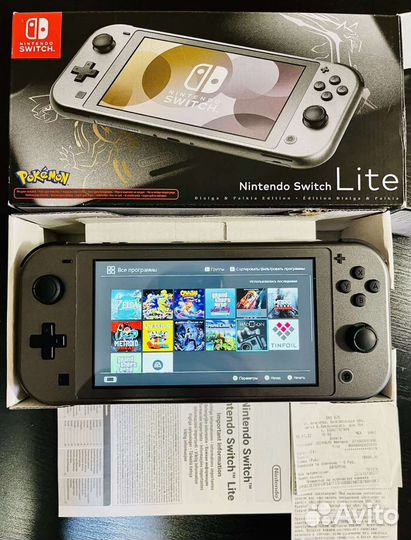Чип. Nintendo Switch Lite Pokémon Edition