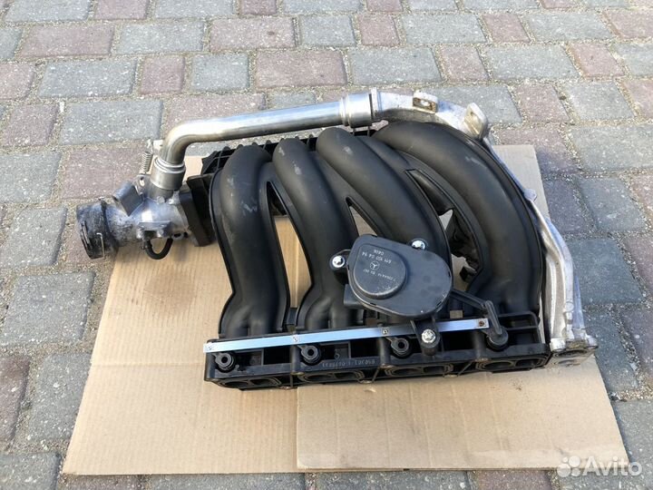 Впускной коллектор на Mercedes W211 2.2 CDI